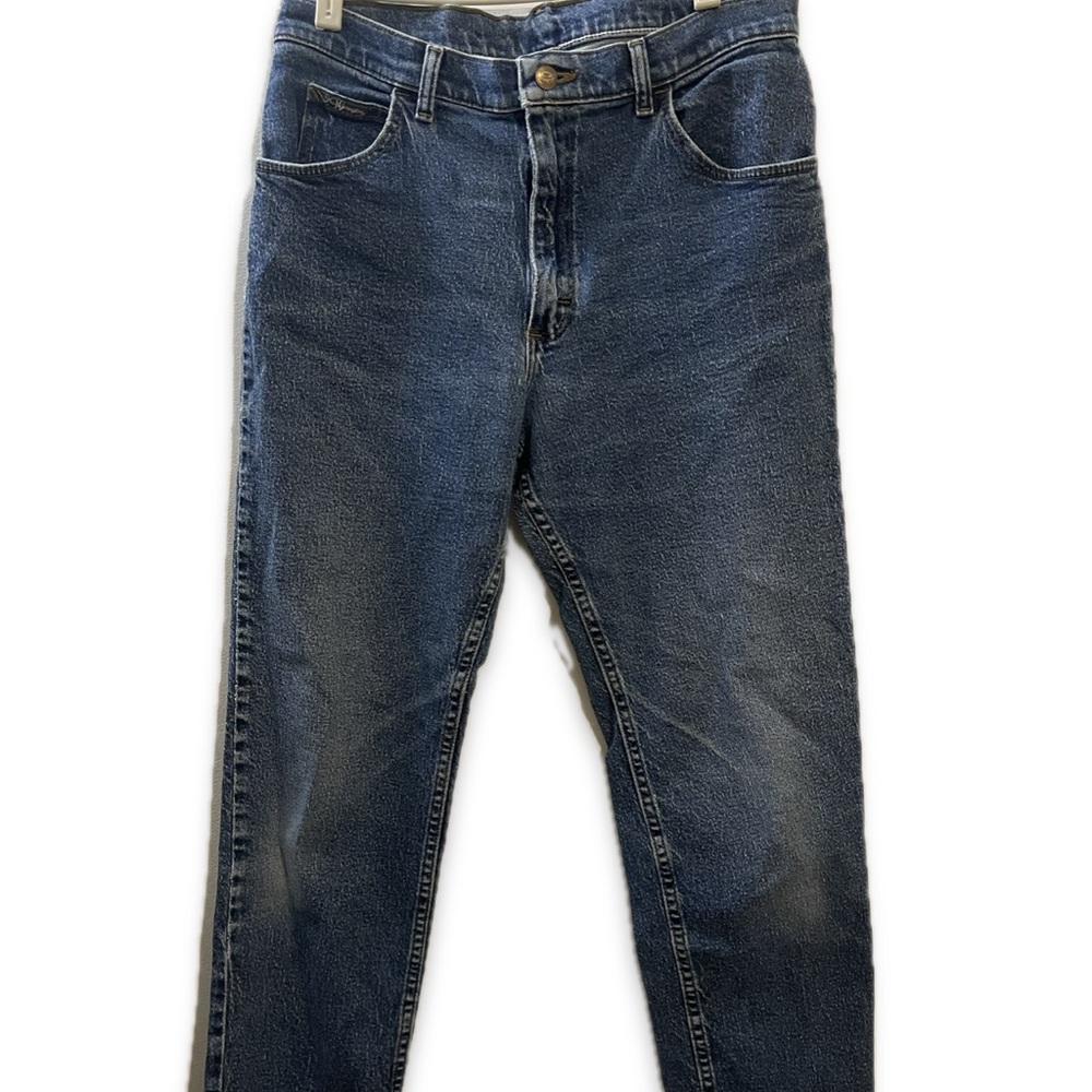 Vintage Wrangler Mid-Rise Straight Indigo Jeans Size 12